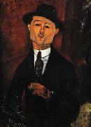 Amedeo Modigliani Portrait of Paul Guillaume ( Novo Pilota ) china oil painting reproduction